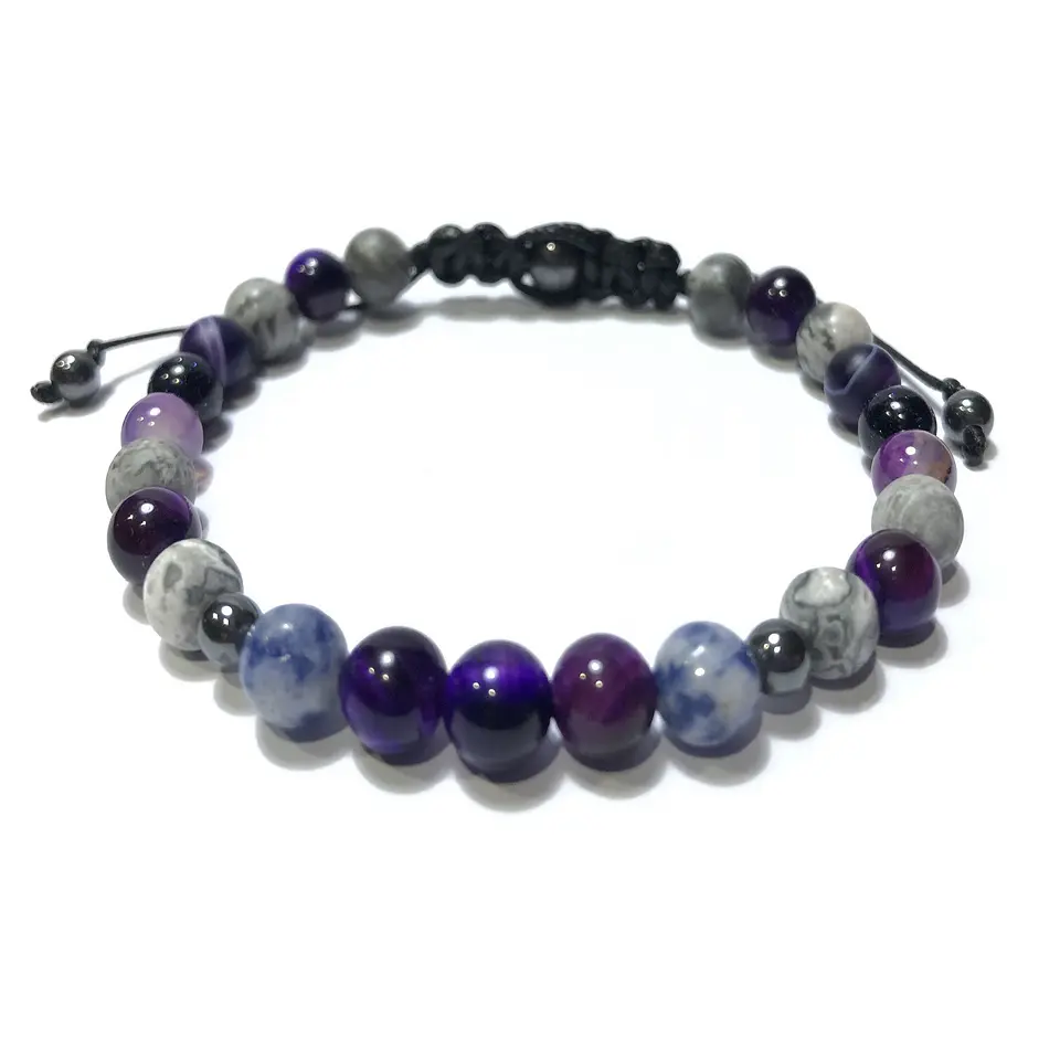 Pulsera Colección Ojo Tigre & Sodalita  1