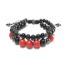 Pulsera Doble Colección Lluvia de Estrella & Howlita  7