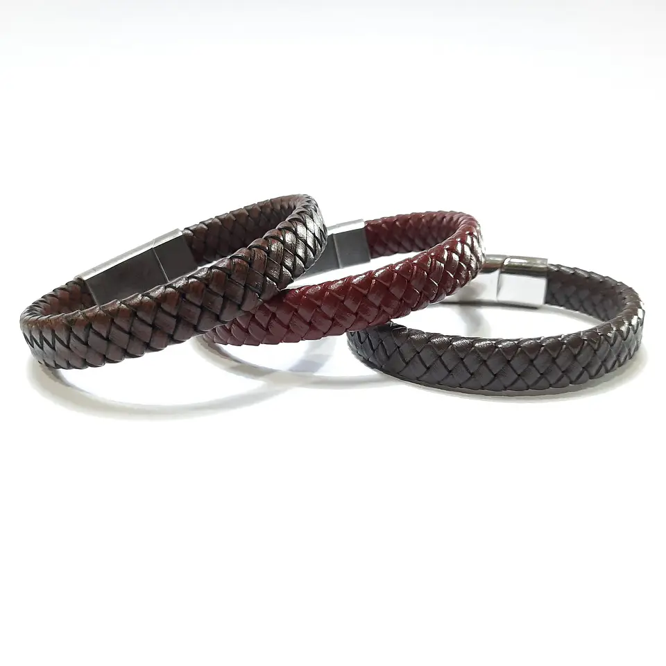 Pulsera Cuero Solido 7