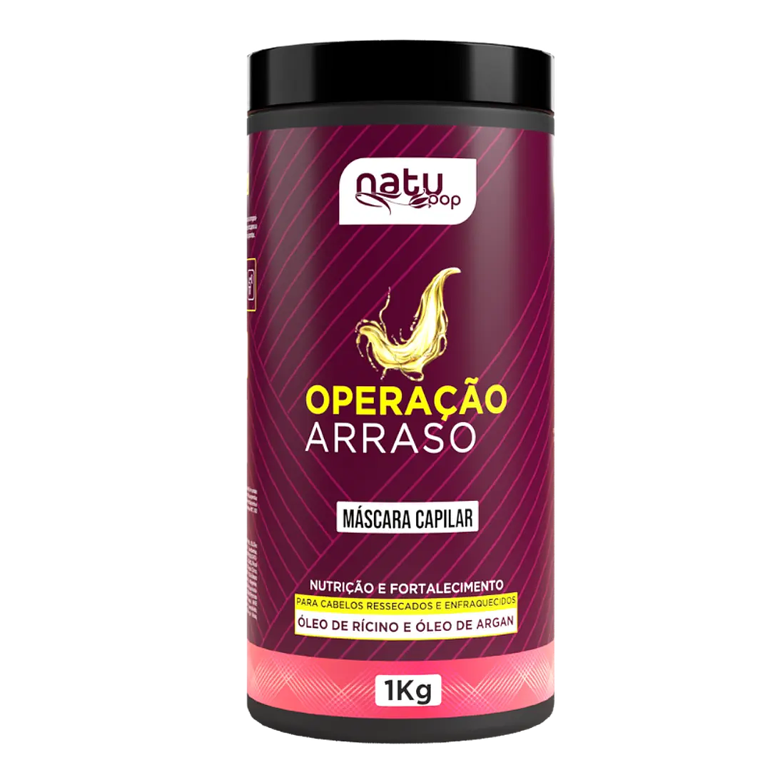 Natupop Máscara Capilar Operación Arraso Total OPERAÇÃO ARRASO 1