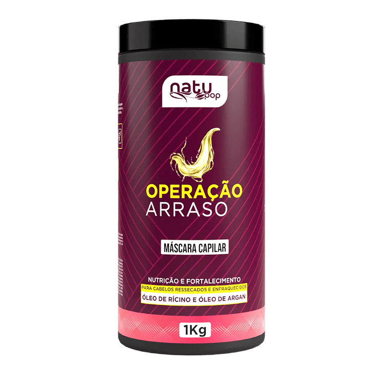 Natupop Máscara Capilar Operación Arraso Total OPERAÇÃO ARRASO 1
