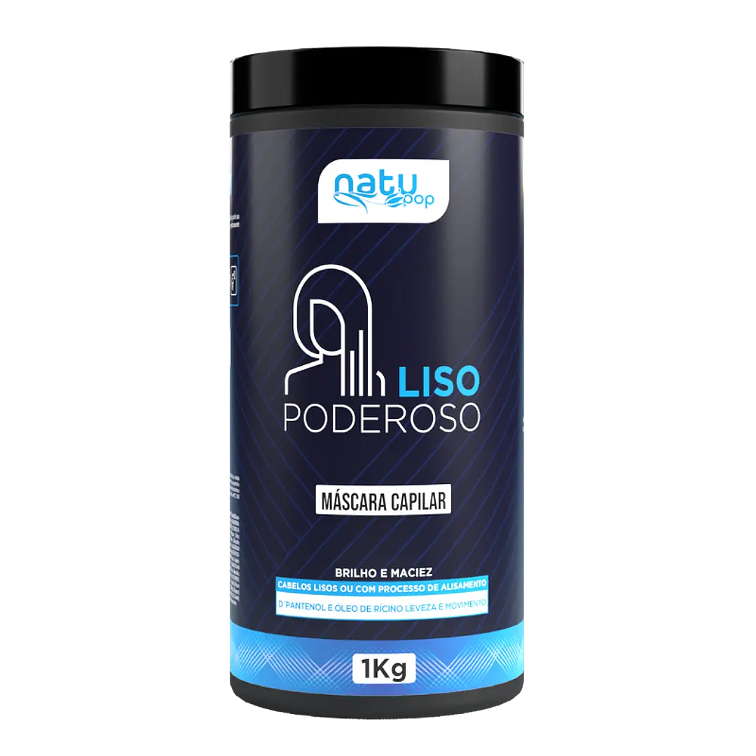 Natupop Máscara Capilar Liso Poderoso  1