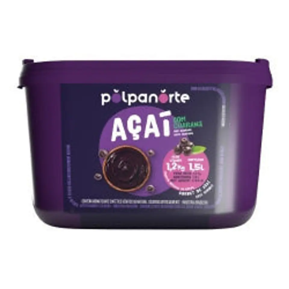 Açai com Guaraná - Polpanorte - 1.5l – (Somente disponível em loja) 1