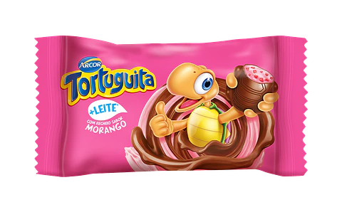 Chocolate Tortuguita Morango