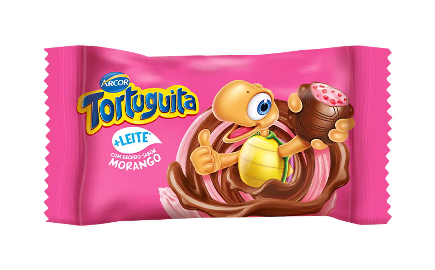 Chocolate Tortuguita Morango 1