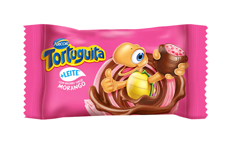 Chocolate Tortuguita Morango 1