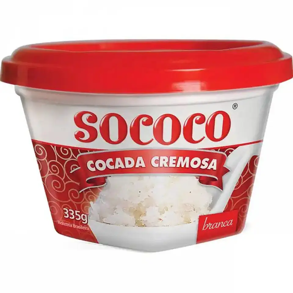 Cocada Cremosa Branca – Sococo – 335g 1