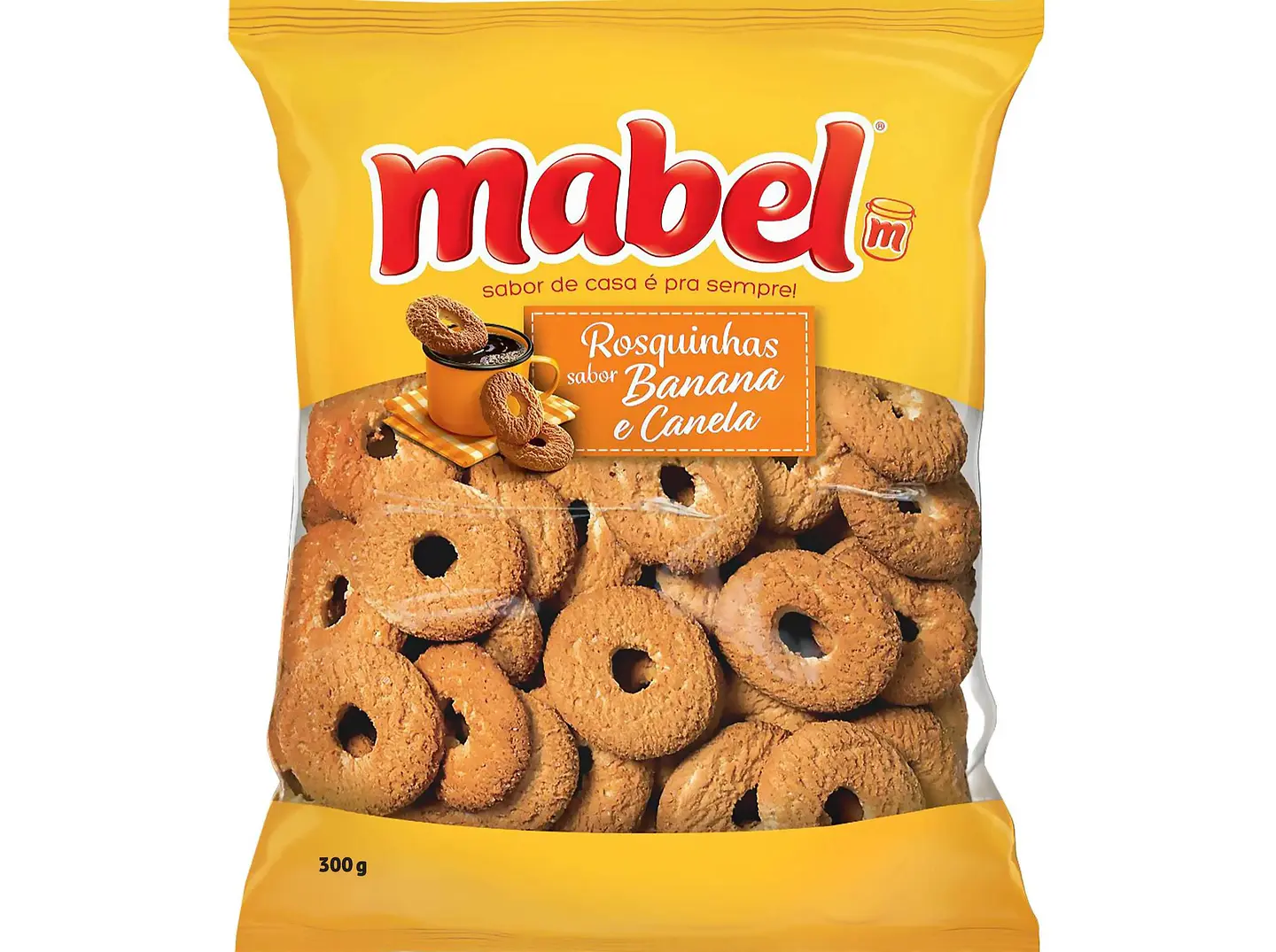 Rosquinha sabor banana e canela 300g 1