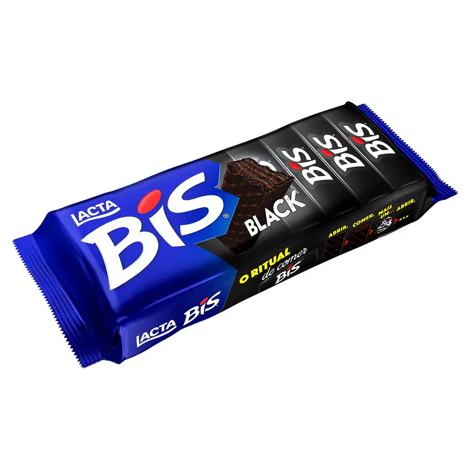 Chocolate Lacta 100,8g Bis Black 1