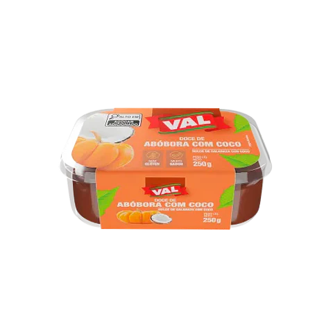Doce de Abóbora Val Com Coco 250g