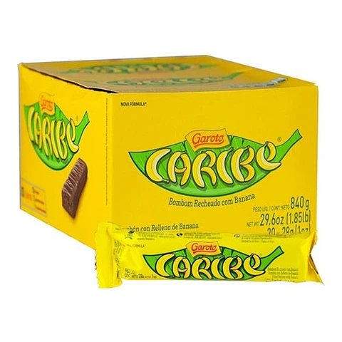 Bombom Caribe Caixa com 30 unidades - Garoto 840g