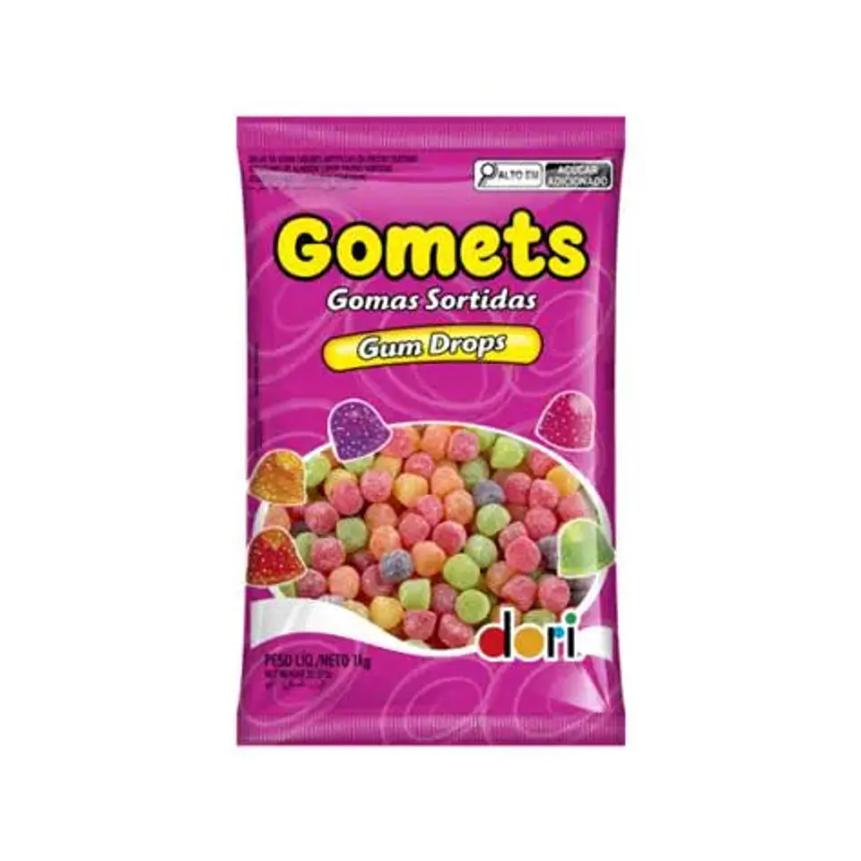 Bala de Goma Gomets 1kg 1