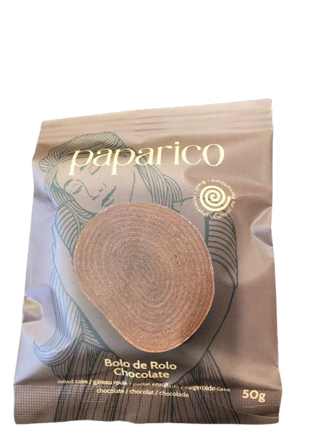 Bolo de Rolo Paparico Chocolate 50g