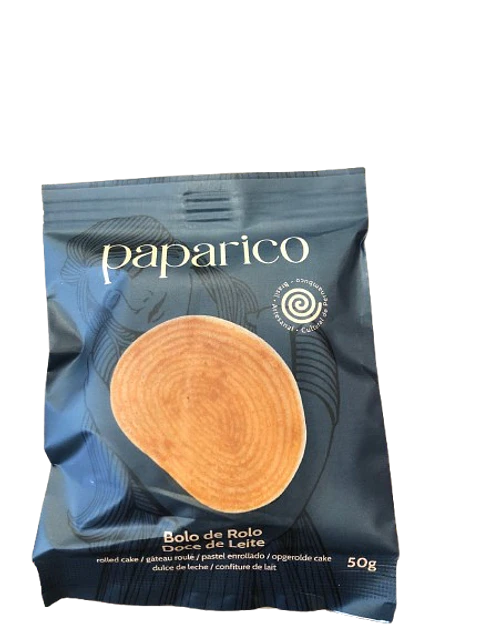Bolo de Rolo Paparico Doce De Leite 50g