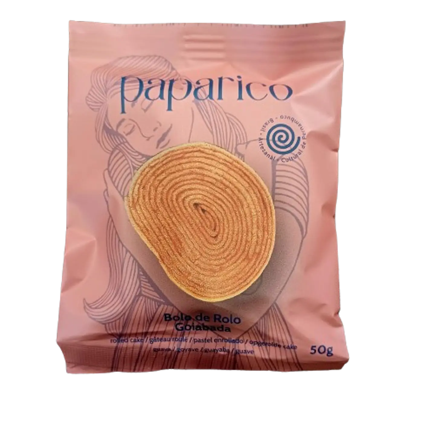 Bolo de Rolo Paparico  Goiabada 50g 1