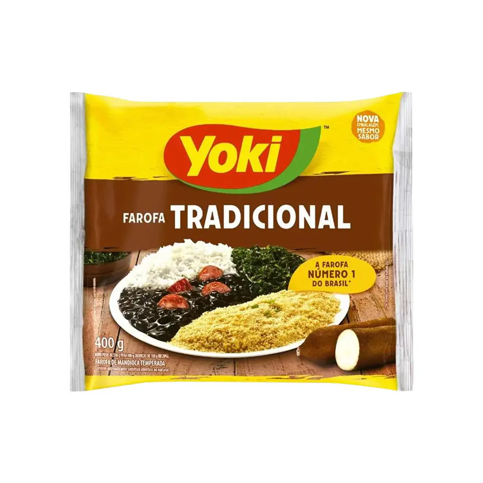 Farofa Tradicional Yoki 400g 1