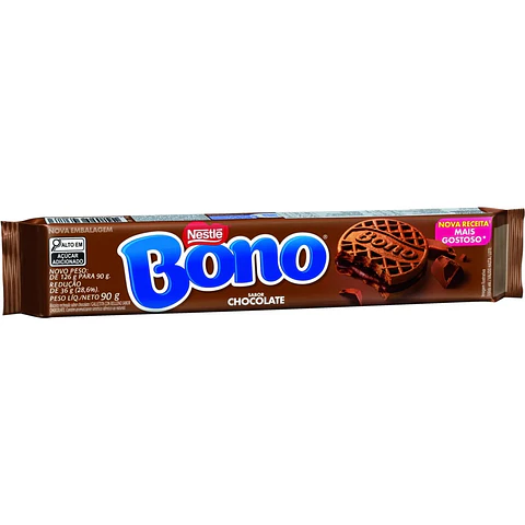 Biscoito Recheado Chocolate - Bono 90g