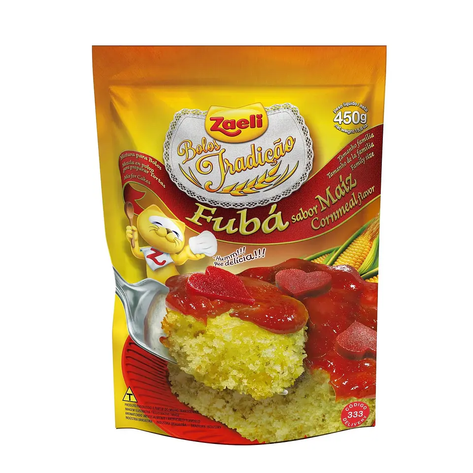 Mistura para Bolo de Fubá Zaeli 450g 1