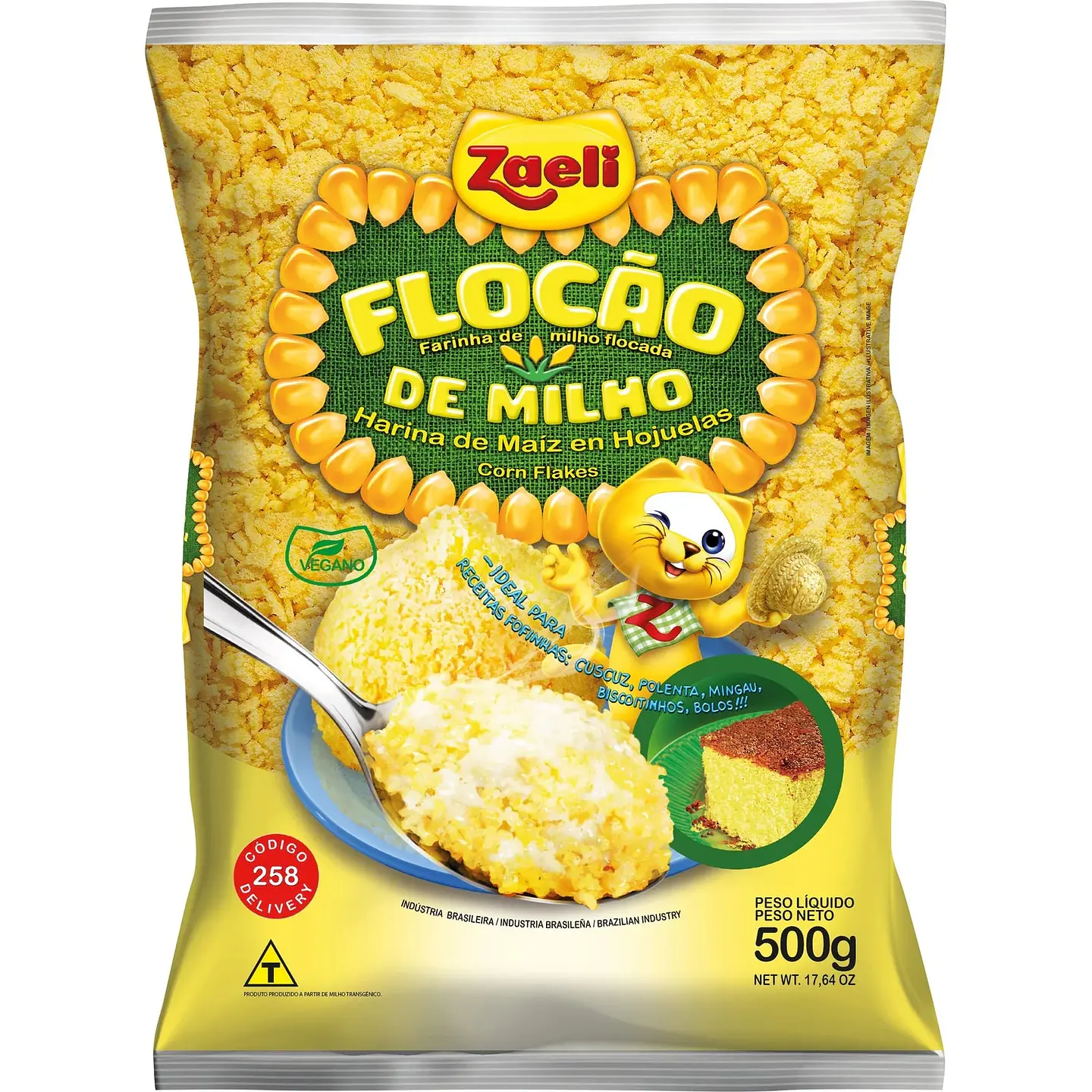 Flocão de Milho Zaeli 500g 1