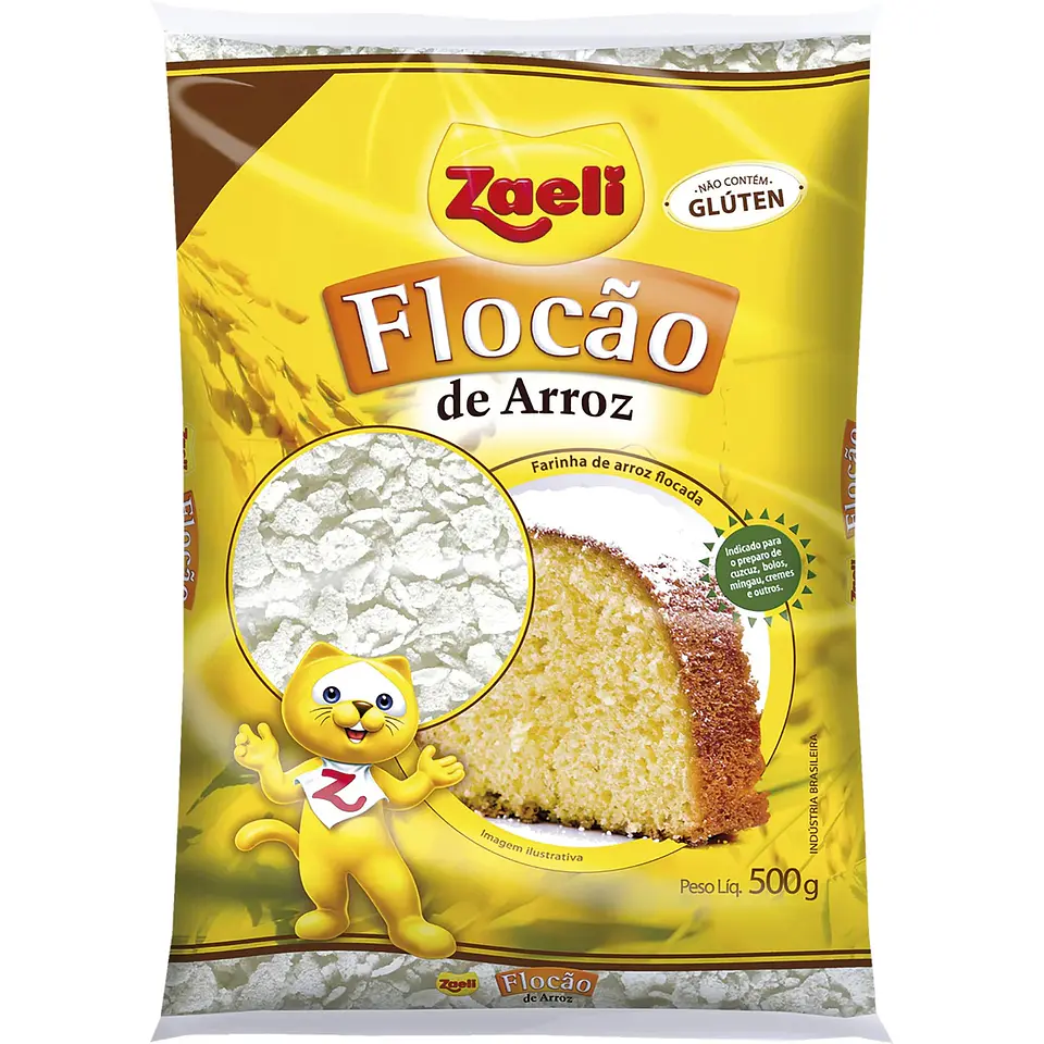Flocão de Arroz Zaeli 500g 1