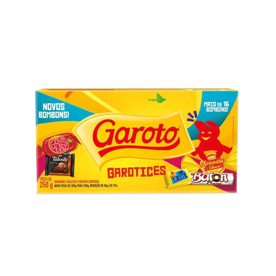 Caixa de Bombom Sortido - Garoto • 250G 1