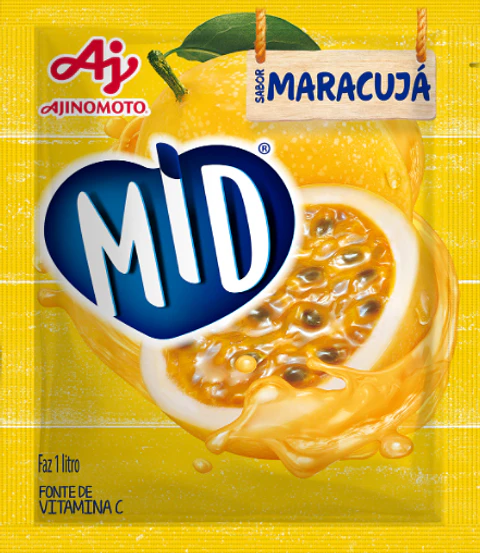 Refresco em pó MID Maracujá 25g