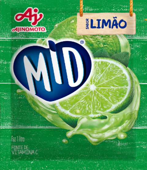 Refresco em pó MID Limão 25g