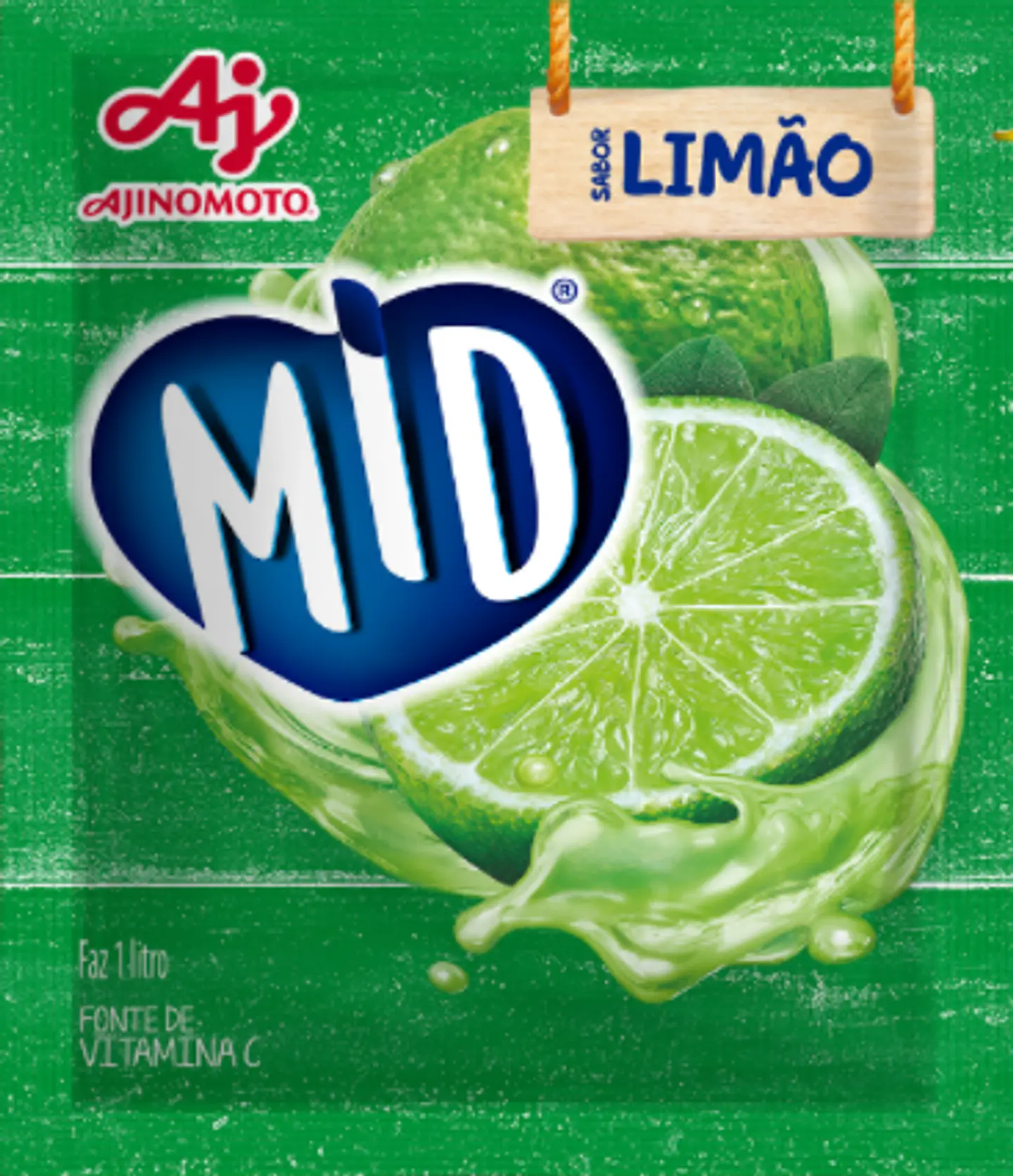Refresco em pó MID Limão 25g 1