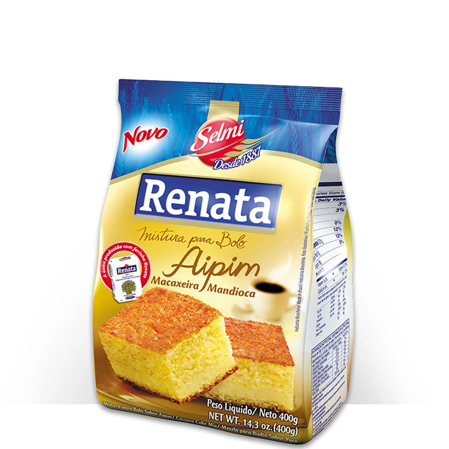 Mistura de Bolo Sabor Aipim - Renata 400g 1