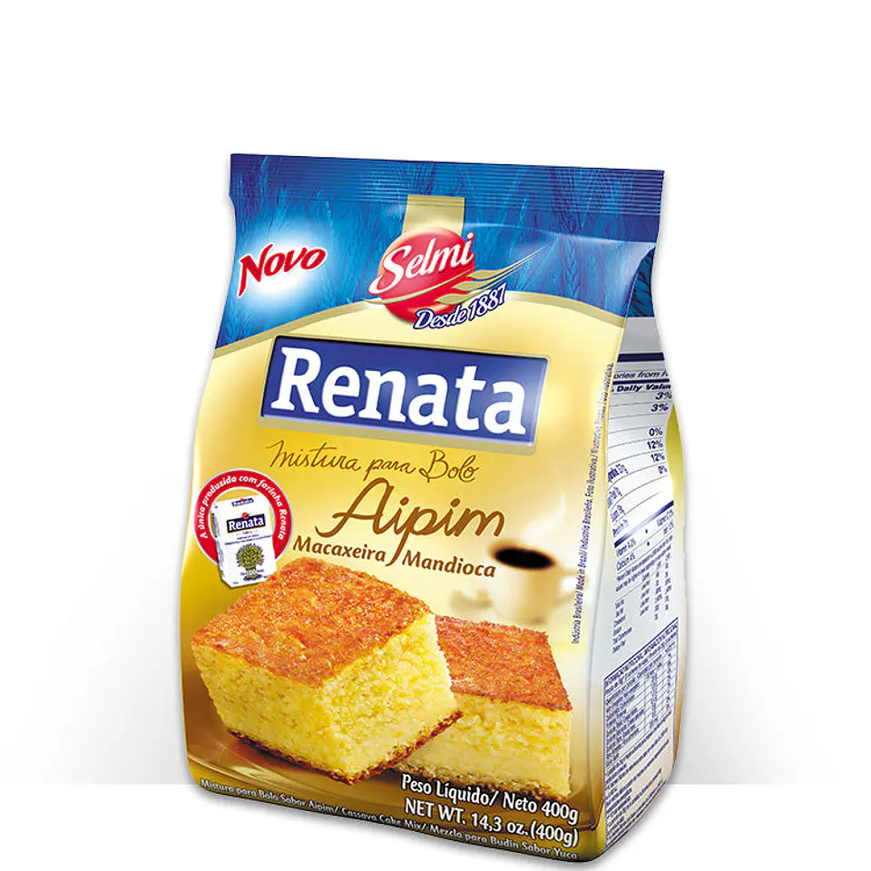Mistura de Bolo Sabor Aipim - Renata 400g 1