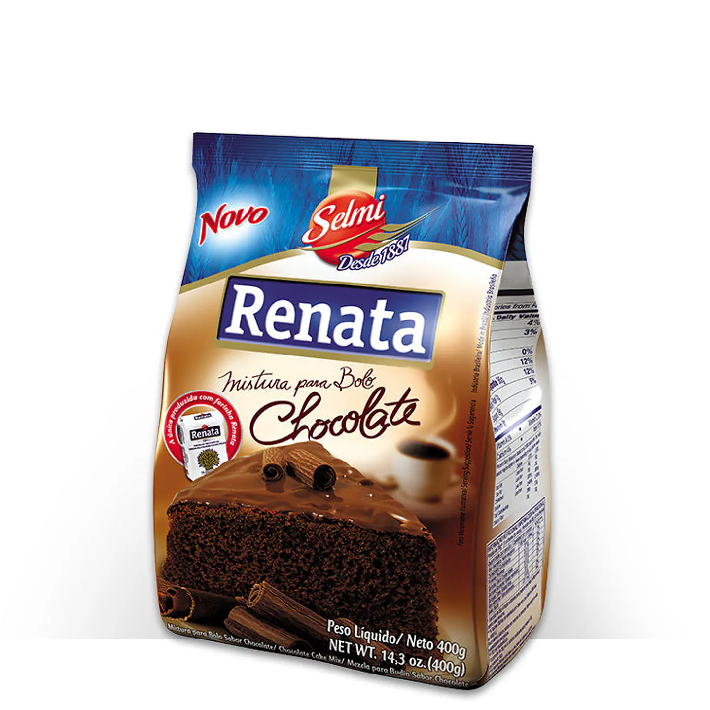 Mistura de Bolo Sabor Chocolate - Renata 400g 1