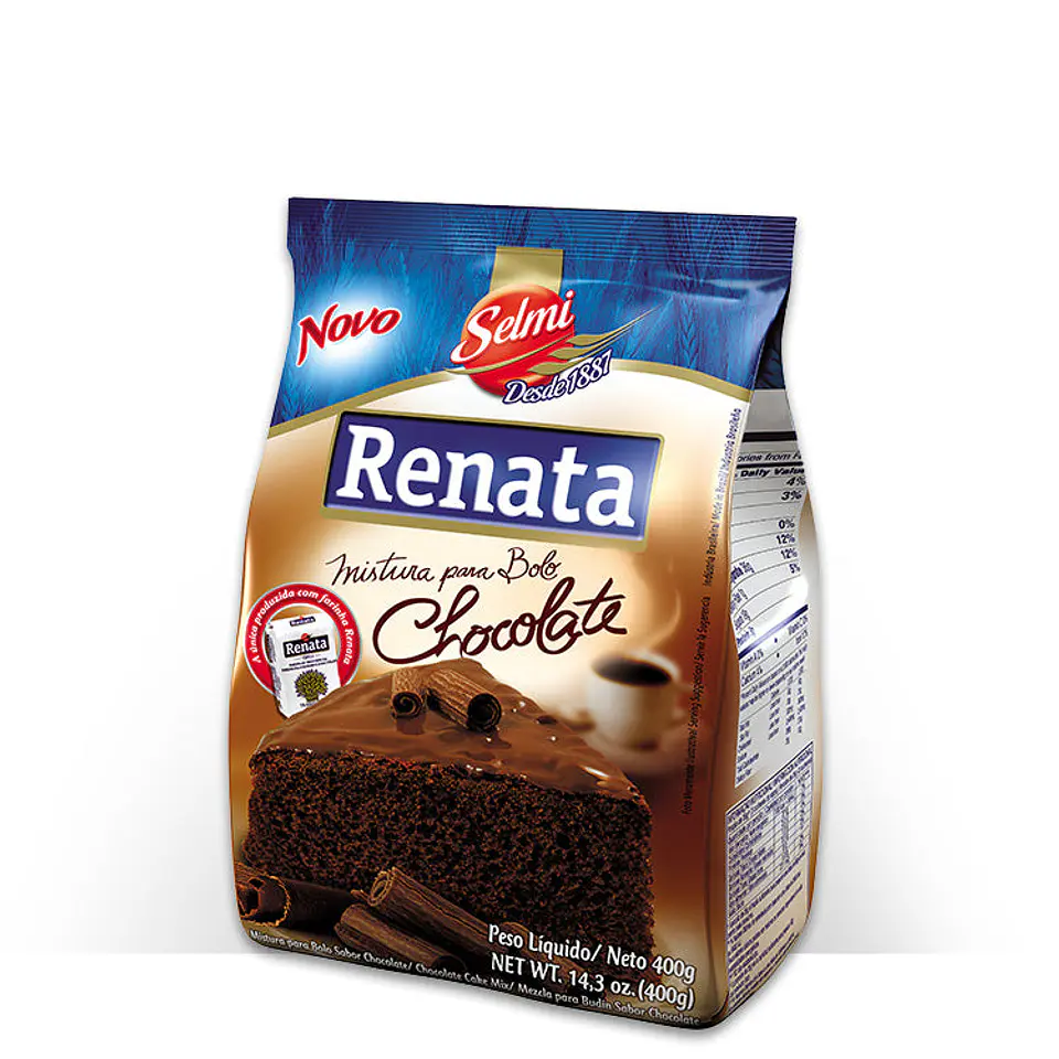 Mistura de Bolo Sabor Chocolate - Renata 400g 1