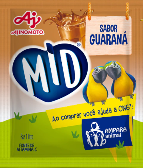 Refresco em pó MID Guaraná 25g