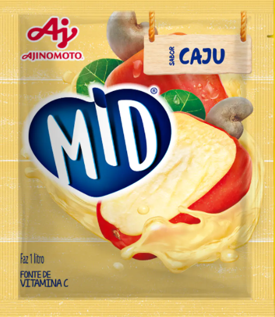 Refresco em pó MID Cajú 25g 1