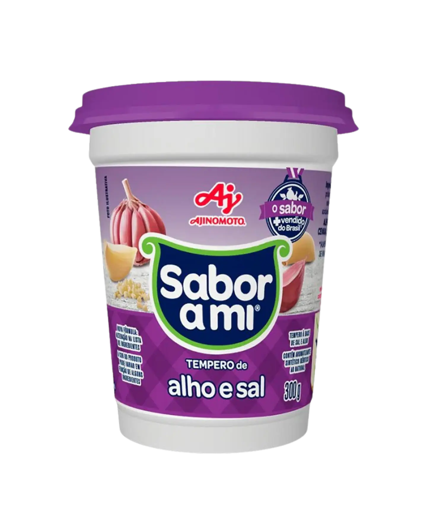 Tempero Sabor A Mi Alho E Sal 300g 1
