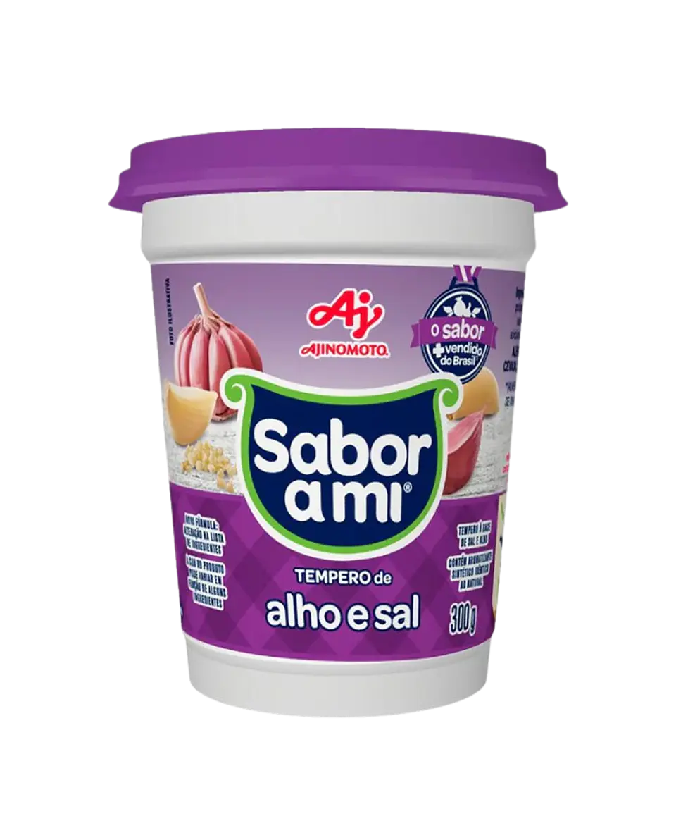 Tempero Sabor A Mi Alho E Sal 300g 1