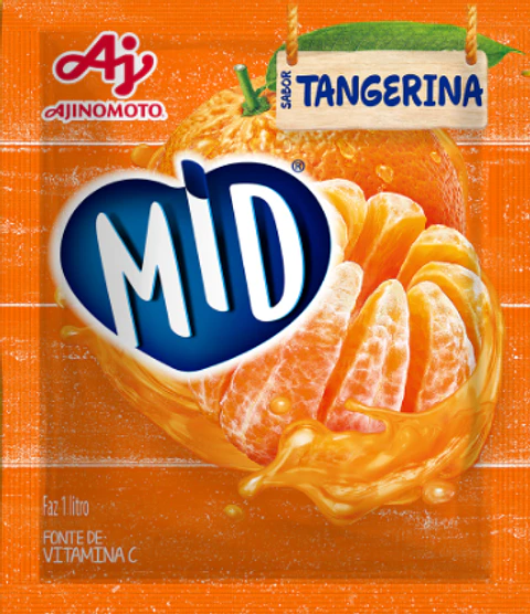 Refresco em pó MID Tangerina 25g