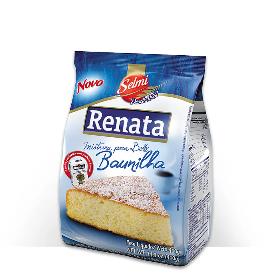 Mistura de Bolo Sabor Baunilha - Renata 400g 1