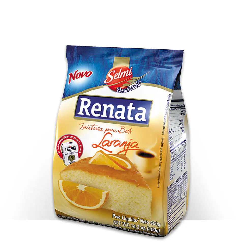 Mistura de Bolo Sabor Laranja - Renata 400g 1