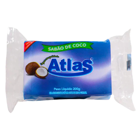 Sabão em Barra ATLAS Coco 200g