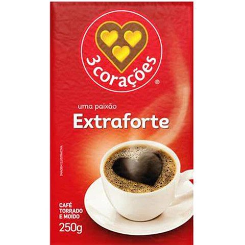 Café 3 Corações Moído Extra Forte 500g