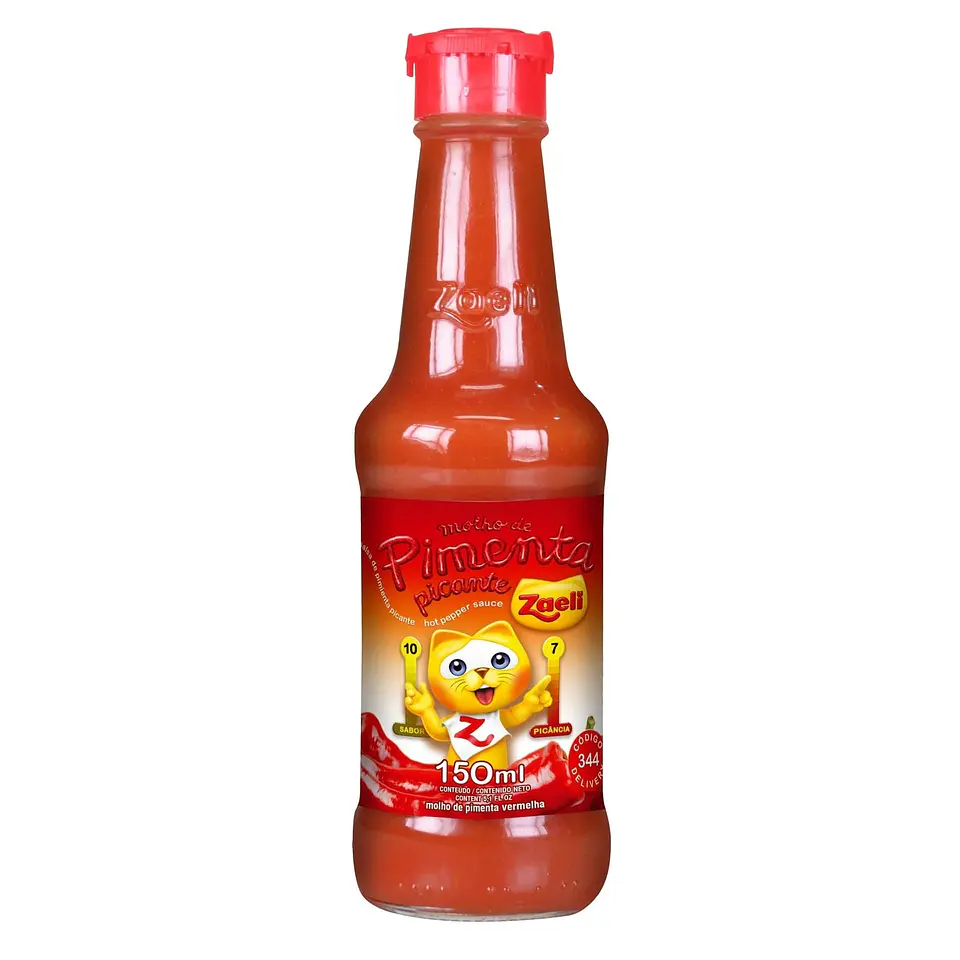 Molho De Pimenta Picante Zaeli 150g 1