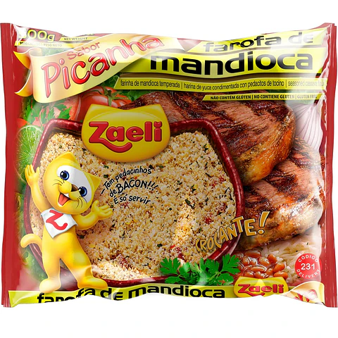 Farofa Zaeli Mandioca Picanha Zaeli 500g