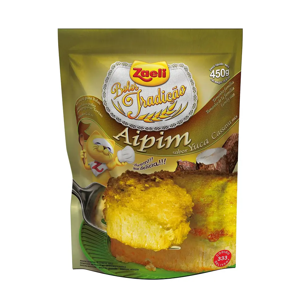 Mistura para Bolo Aipim Zaeli 450g 1