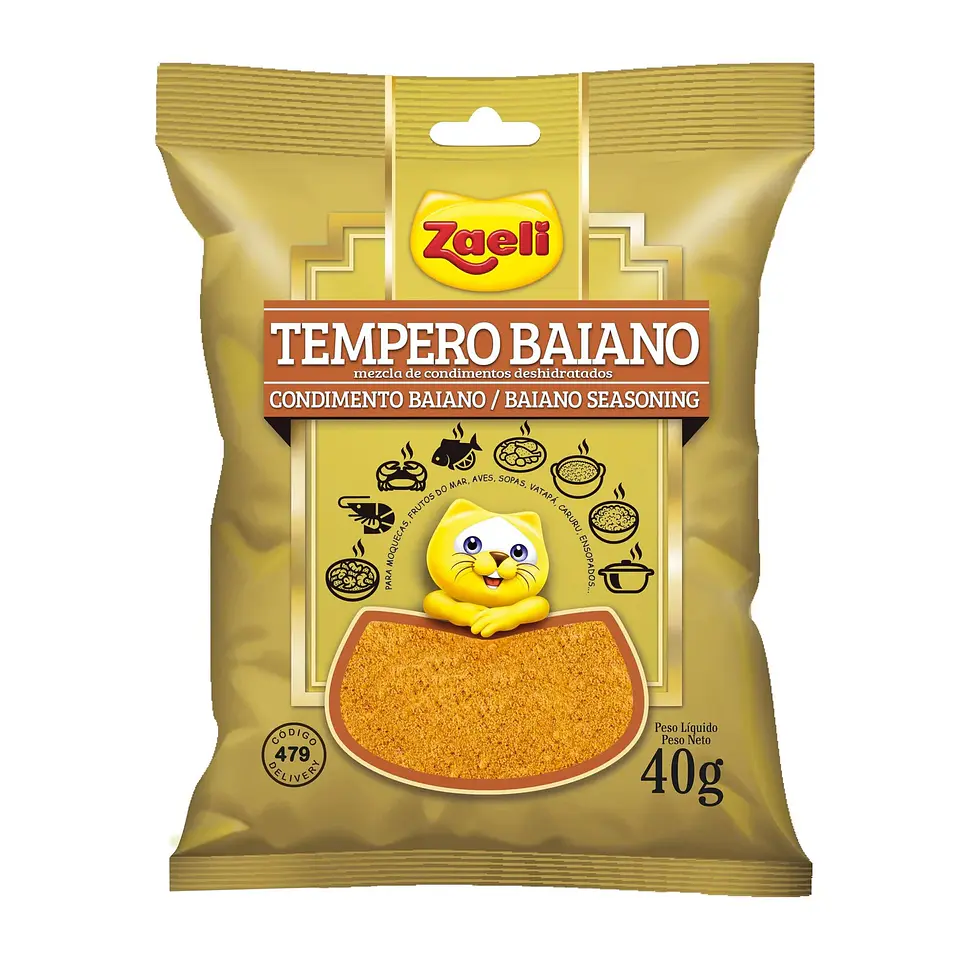 Tempero Baiano Zaeli 40g 1