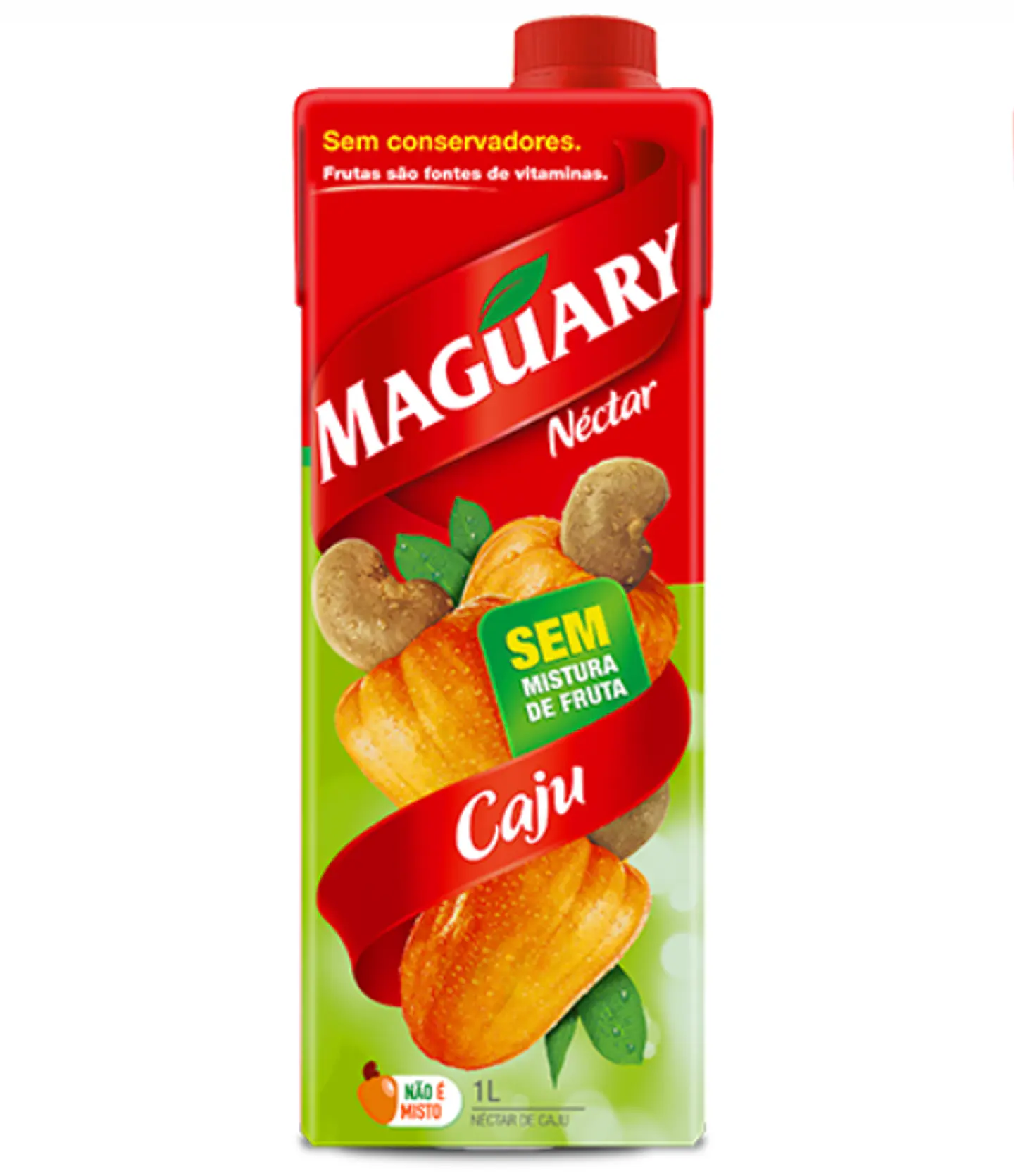 Suco Pronto para Beber Caju Maguary 1l 1