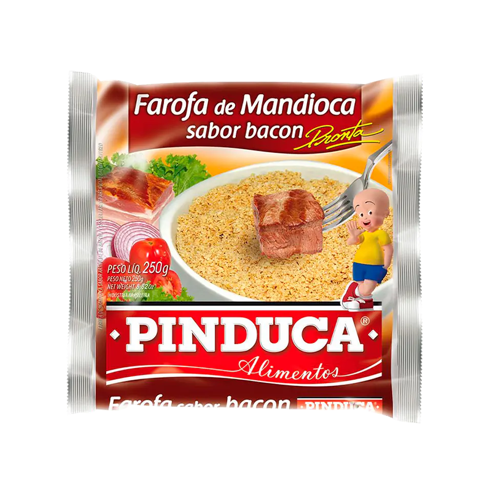 Farofa de Mandioca Bacon - Pinduca 250g 1