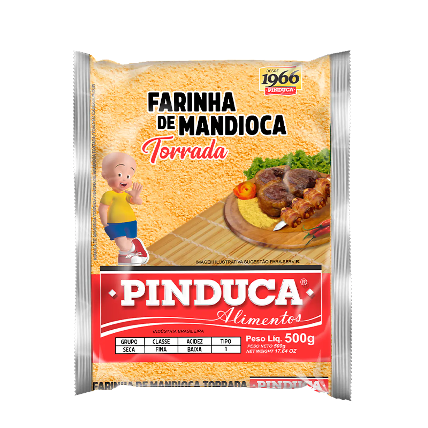 Farinha de Mandioca Torrada - Pinduca 500g 1