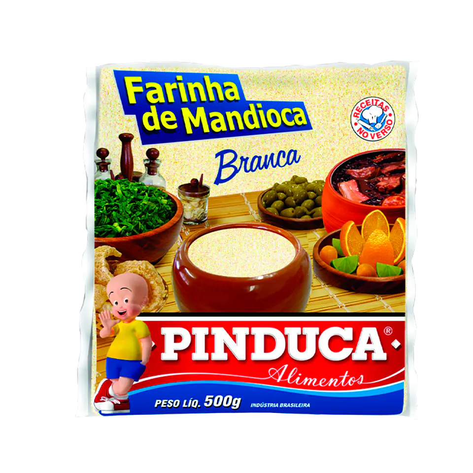 Farinha de Mandioca Branca - Pinduca 500g 1