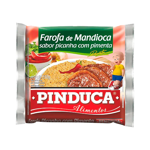 Farofa de Mandioca Picanha com Pimenta - Pinduca 250g